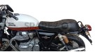 Royal Enfield GT Continental and Interceptor 650 Diamond Design Leather Dual Seat Black - SPAREZO